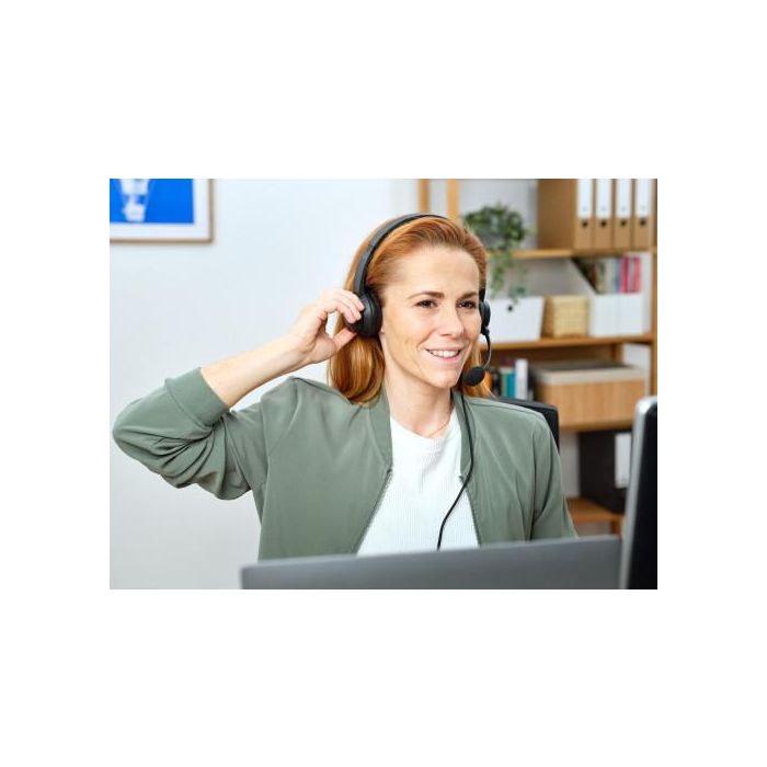 Trust Auriculares Ayda Estéreo con Micrófono, Cancelación de Ruido Ambiental, Cable USB, Negro 6