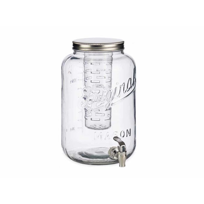 Jarra Con Enfriador 8000Ml Plata Vivalto 21X32CM (6 Unidades) 1 Jarra Con Enfriador 8000Ml Plata Vivalto 21X32CM (6 Unidades) 1
