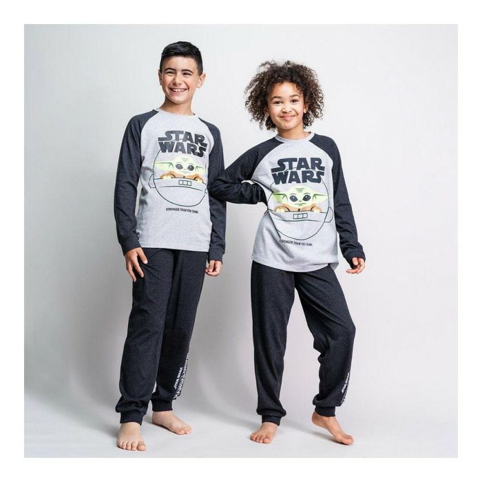 Pijama Infantil The Mandalorian Gris 5