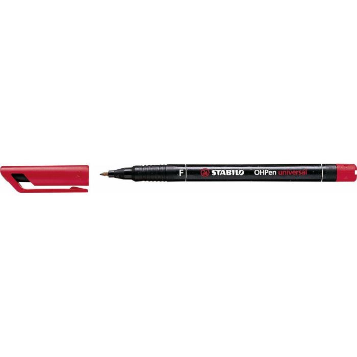 Rotulador permanente Stabilo OHPen Rojo 10 Piezas 0 Rotulador permanente Stabilo OHPen Rojo 10 Piezas 0