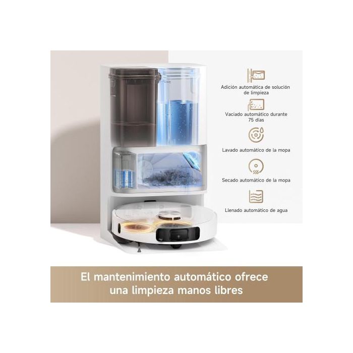 Dreame Robot Aspirador y Fregasuelos L40 Ultra AE Kit Black con MopExtend, 10000 Pa, Estación Base Automática 010204AA001089 2