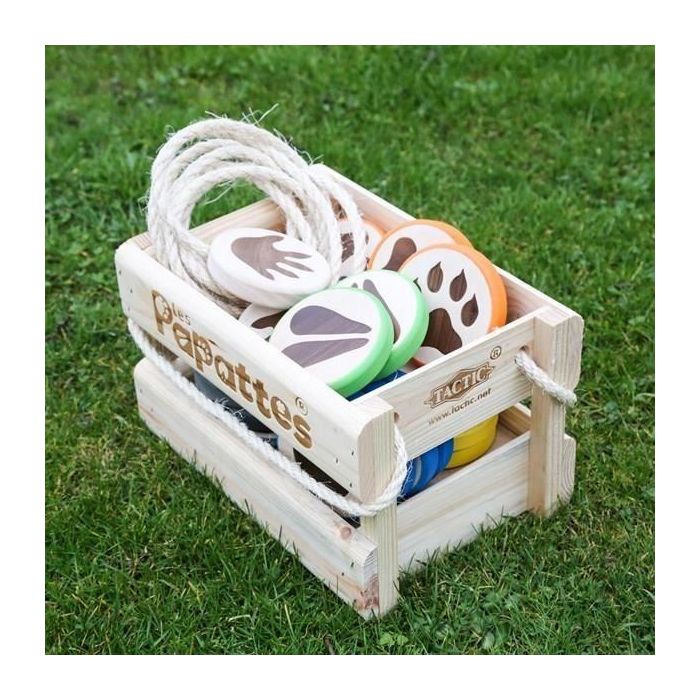 Tactic Juego de Mesa Los papattes - Aventura de Animales de la Sabana: Acércate al Río, Evita Cocodrilos. Ideal para Jugar en Hierba o Arena. 1