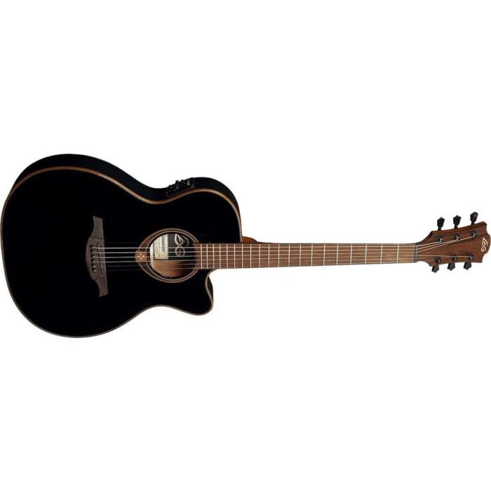 Guitarra Acústica Lâg Auditorium Slim Cutaway Tramontane 118 A/E - Negra 1 Guitarra Acústica Lâg Auditorium Slim Cutaway Tramontane 118 A/E - Negra 1