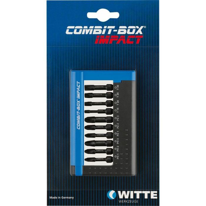 Juego de puntas WITTE COMBIT-BOX PH1 PH2 PZ1 PZ2 TX PH3 PZ3 10 Piezas (10 Unidades) 2