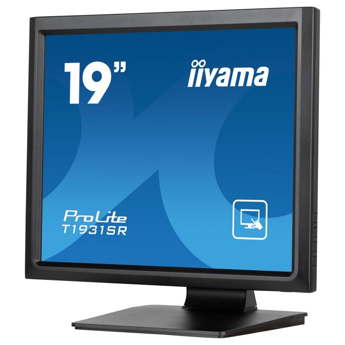 iiyama Monitor Táctil LCD T1931SR-B1S de 19" 5:4 SXGA (1280x1024) con HDMI, DP, VGA y USB Táctil 10