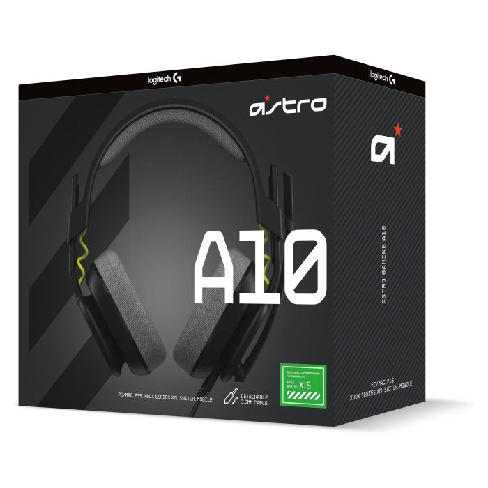 Logitech Astro Gaming A10 Gen 2 Auriculares Alámbricos Conector 3.5 mm Jack Negro 7 Logitech Astro Gaming A10 Gen 2 Auriculares Alámbricos Conector 3.5 mm Jack Negro 7