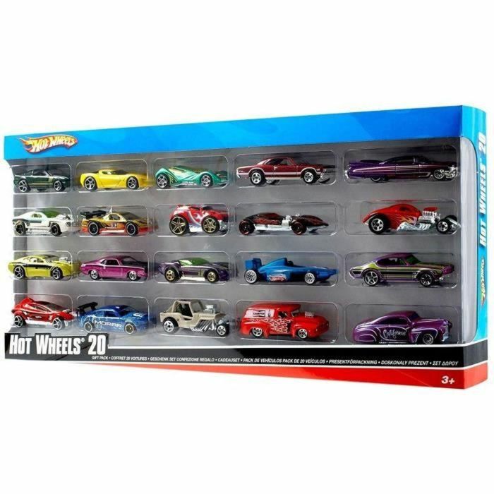 Hot Wheels Caja de 20 Coches Coleccionables - Pack Surtido Serie Velocidad - Ideal para Niños y Niñas a partir de 3 años 1