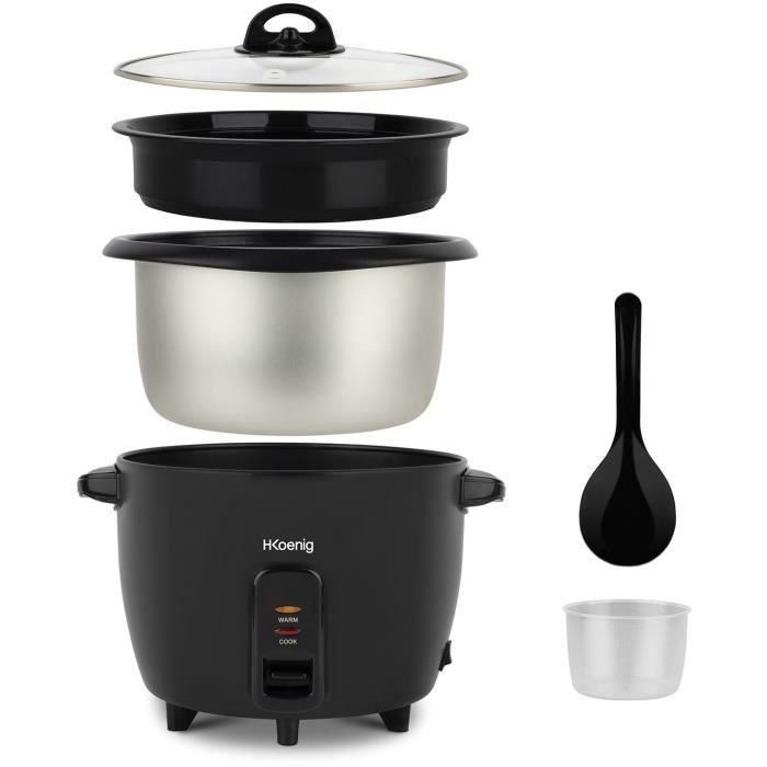 HKoeNIG ORYZA8 - Olla arrocera 1,8L - 700W - Recubrimiento antiadherente - Apagado automático - Patas antideslizantes - Mantiene caliente 2 HKoeNIG ORYZA8 - Olla arrocera 1,8L - 700W - Recubrimiento antiadherente - Apagado automático - Patas antideslizantes - Mantiene caliente 2