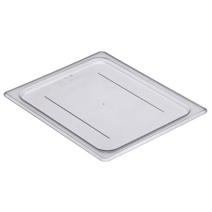 CAMBRO 20CWC-135 - Tapa plana GN 1/2 - 26,5 x 32,5 cm - (No incluye cubeta) -  Transparente - Venta 1 unidad.