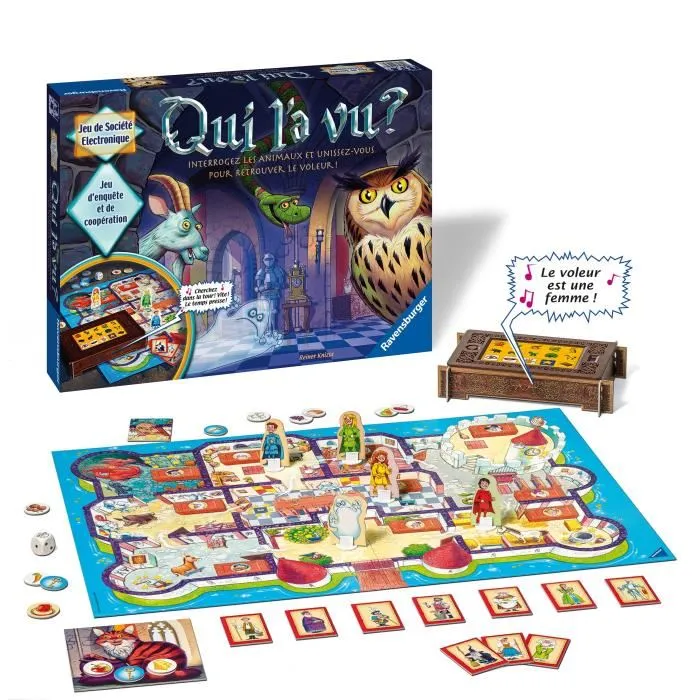 Ravensburger ¿Quién lo vio? Juego de mesa de misterio e investigación para niños a partir de 6 años 1 Ravensburger ¿Quién lo vio? Juego de mesa de misterio e investigación para niños a partir de 6 años 1
