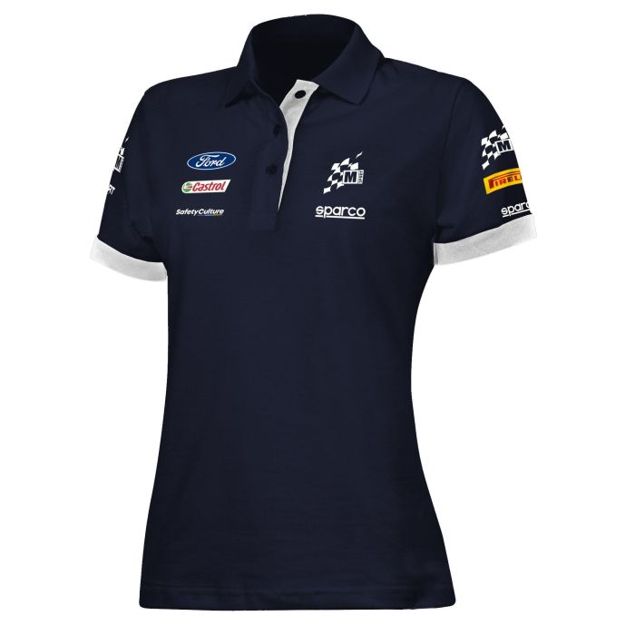 Sparco Polo M-Sport Wrc Hombre Talla S Azul Marino S013007MSBM1S