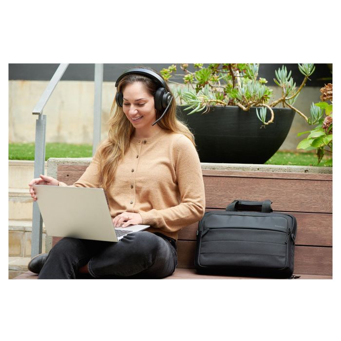 Kensington Auriculares Gaming H3000 PROVC, Diadema Bluetooth 5.2, Negro, 60h Batería, Cancelación Ruido, Micrófono Boom, USB-C, Para PC, PS, Xbox, Android, iOS