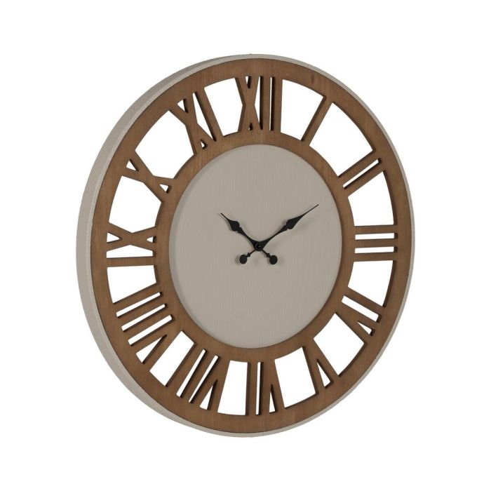 Reloj de Pared Natural Hierro Madera MDF 68,5 x 4 x 68,5 cm 7