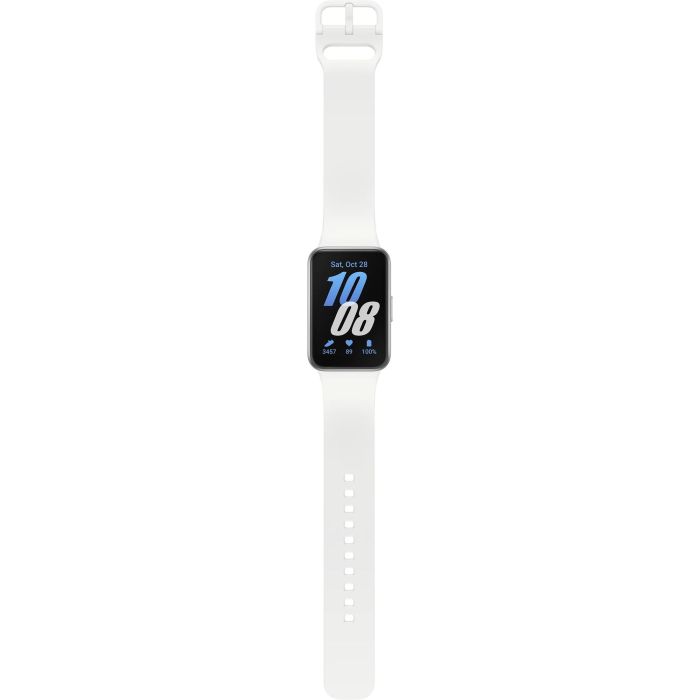 Samsung SM-R390NZSAEUB Galaxy Fit 3 Smartband Plateada - Hasta 13 días de batería, Pantalla AMOLED 1.6", Monitor de Sueño, 5ATM/IP68 2