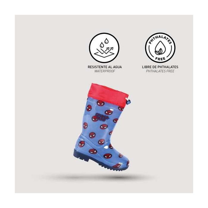 Botas de Agua Infantiles Spider-Man Azul 29 3 Botas de Agua Infantiles Spider-Man Azul 29 3