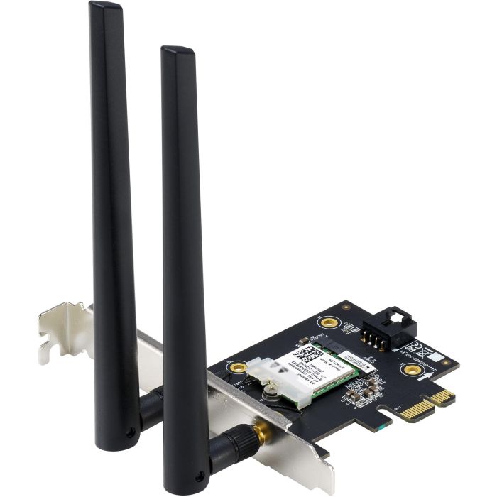 ASUS PCE-AX1800 BT5.2 Tarjeta WiFi 6 PCIe 1775Mbps Bluetooth 5.2 90IG07A0-MO0B00 1 ASUS PCE-AX1800 BT5.2 Tarjeta WiFi 6 PCIe 1775Mbps Bluetooth 5.2 90IG07A0-MO0B00 1