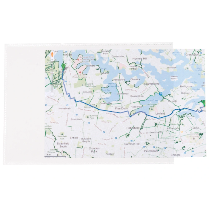 Q-connect Funda Portacarnet PVC Transparente 140 Micras, Tamaño Cuarto, 220x170mm 2