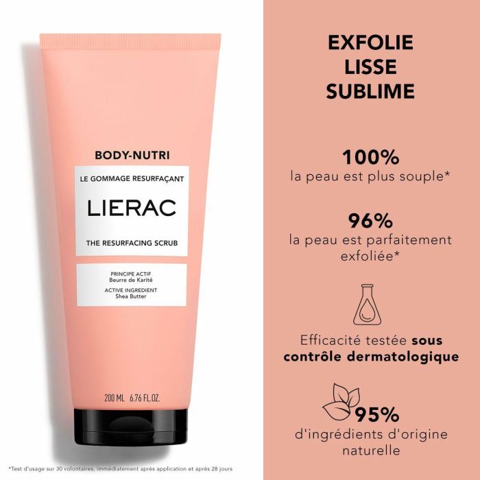 Lierac Body Nutri The Resurfacing Scrub Exfoliante Corporal 200 mL 2