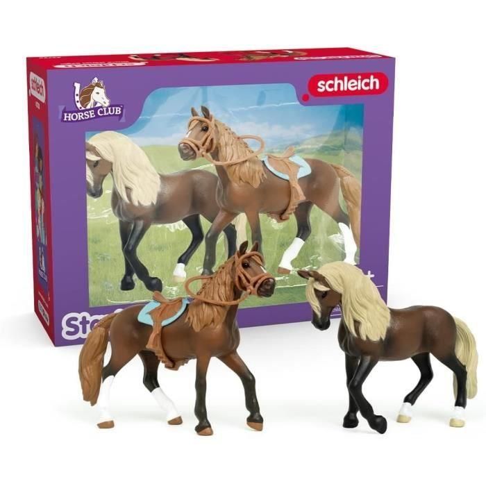 Mis primeros caballos peruanos de paso, 2 figuras de caballos, SCHLEICH 42738 Horse Club, 5 años