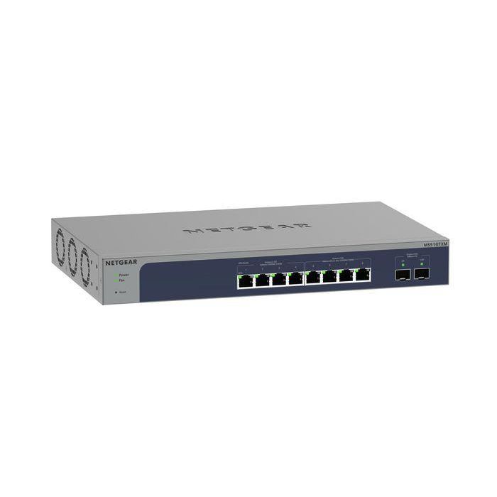 Netgear MS510TXM Switch gestionado de 8 puertos Multi-Gigabit Ethernet y 2 puertos SFP+ para rack 1