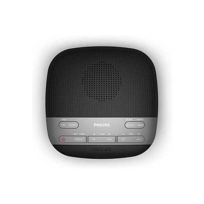 Philips TAR3505/12 Reloj Despertador Radio con DAB+, FM, Pantalla LCD, Alarma y Vibrador - Negro/Gris 2 Philips TAR3505/12 Reloj Despertador Radio con DAB+, FM, Pantalla LCD, Alarma y Vibrador - Negro/Gris 2