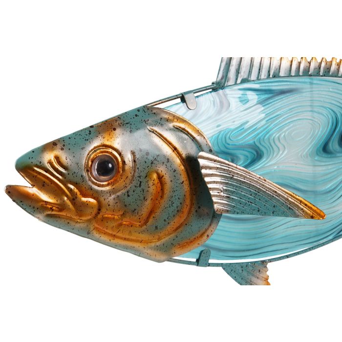 Decoracion Pared Mediterraneo DKD Home Decor Azul Dorado 4.5 x 25.5 x 70 cm (2 Unidades) 1 Decoracion Pared Mediterraneo DKD Home Decor Azul Dorado 4.5 x 25.5 x 70 cm (2 Unidades) 1