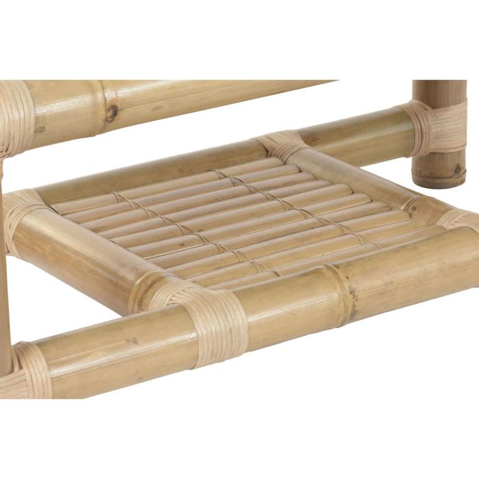 DKD Home Decor Sofá Tropical de Bambú y Ratán, Set de 4 Piezas, 135 cm Ancho x 70 cm Largo x 80 cm Alto 1