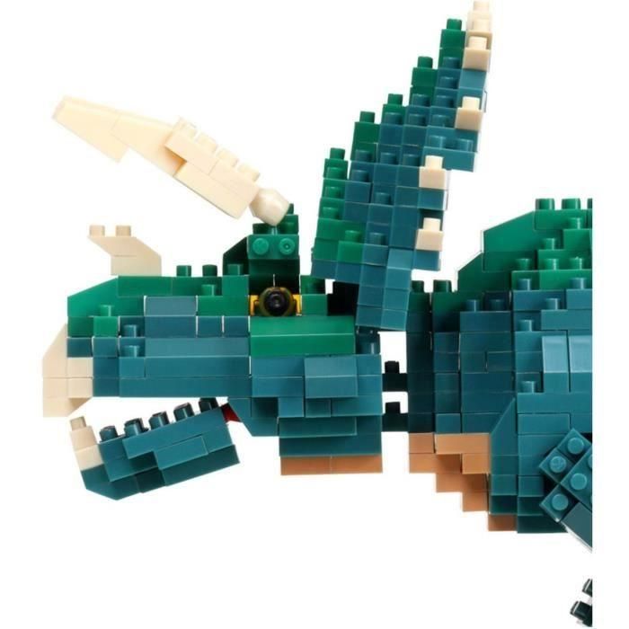Figura de ladrillo - BANDAI - NANOBLOCK - Triceratops Deluxe - 930 piezas 2 Figura de ladrillo - BANDAI - NANOBLOCK - Triceratops Deluxe - 930 piezas 2
