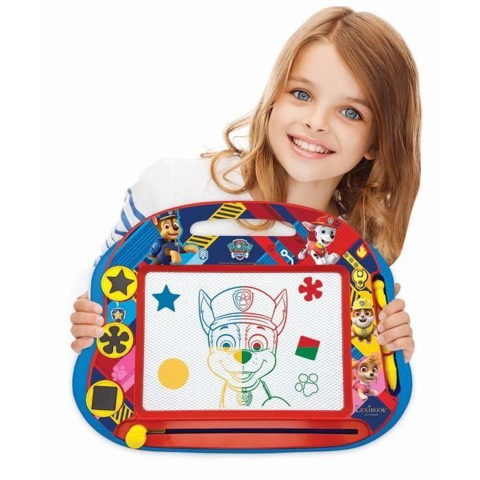 Lexibook PAT 'PATROUILLE Pizarra mágica A5 borrable | Bolígrafo y 3 sellos magnéticos (estrella, flor, cuadrado) multicolor 2 Lexibook PAT 'PATROUILLE Pizarra mágica A5 borrable | Bolígrafo y 3 sellos magnéticos (estrella, flor, cuadrado) multicolor 2