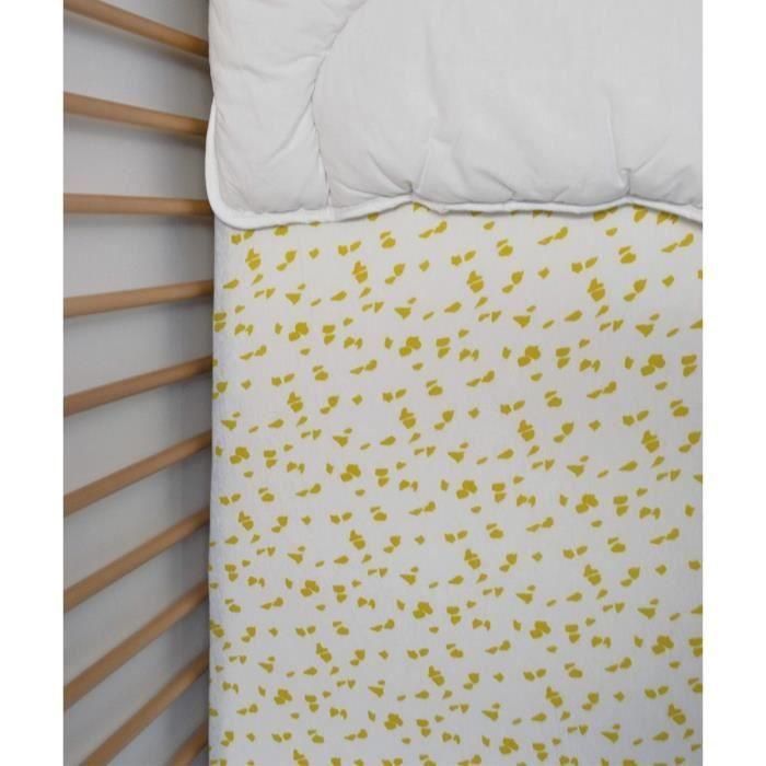 Sábana bajera infantil de jersey con estampado Savannah, amarilla, 70 x 140 cm 2 Sábana bajera infantil de jersey con estampado Savannah, amarilla, 70 x 140 cm 2
