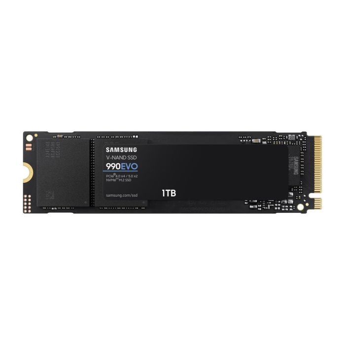 Disco SSD Samsung 990 EVO 1TB/ M.2 2280 PCIe 5.0/ Compatible con PS5 y PC/ Full Capacity Disco SSD Samsung 990 EVO 1TB/ M.2 2280 PCIe 5.0/ Compatible con PS5 y PC/ Full Capacity