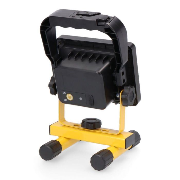 Edm Foco led recargable 20w 2000lm 6500k, IP54, CRI80, con 2 Baterías 18650 2000mah, Carga USB-C 2