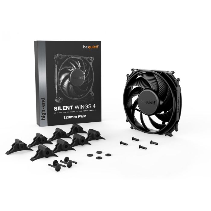be quiet! SILENT WINGS 4 PWM 120mm Ventilador para PC Negro 1600 RPM 3