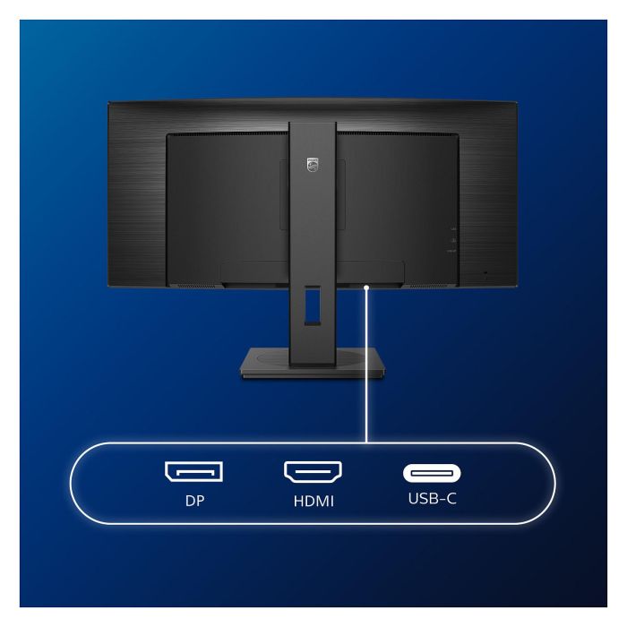 Philips Monitor 346B1C/00 34" (86,4cm) 3440x1440 UWQHD Curvo 100Hz USB-C Altavoces Negro 3