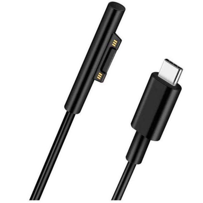 MicroConnect Cable USB-C a Microsoft Surface 3/4/5/6 y Surface Book, Carga Rápida, 1.5m