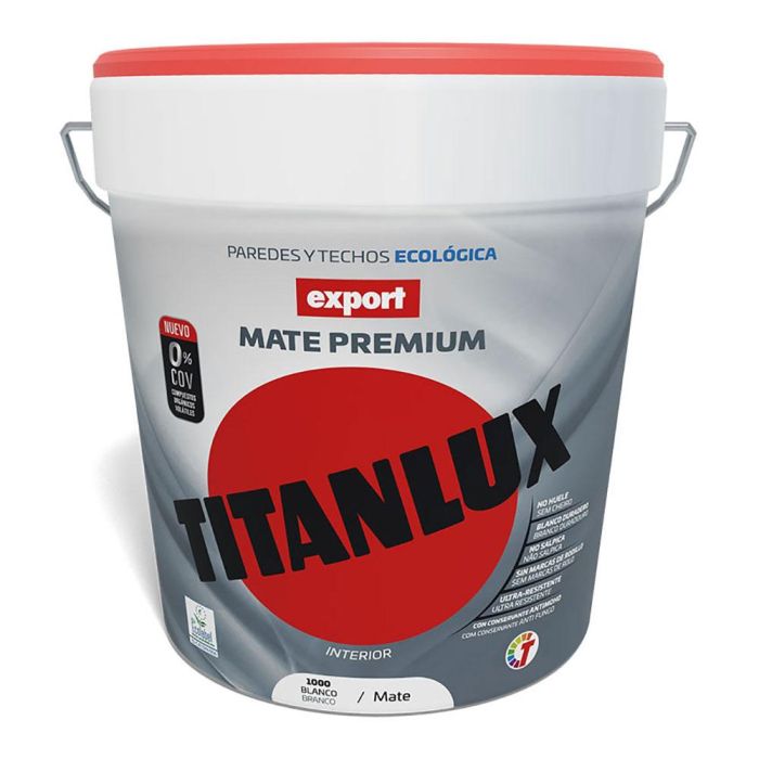 Pintura Titanlux Export f31110015 Blanco Vinilo 15 L 0 Pintura Titanlux Export f31110015 Blanco Vinilo 15 L 0
