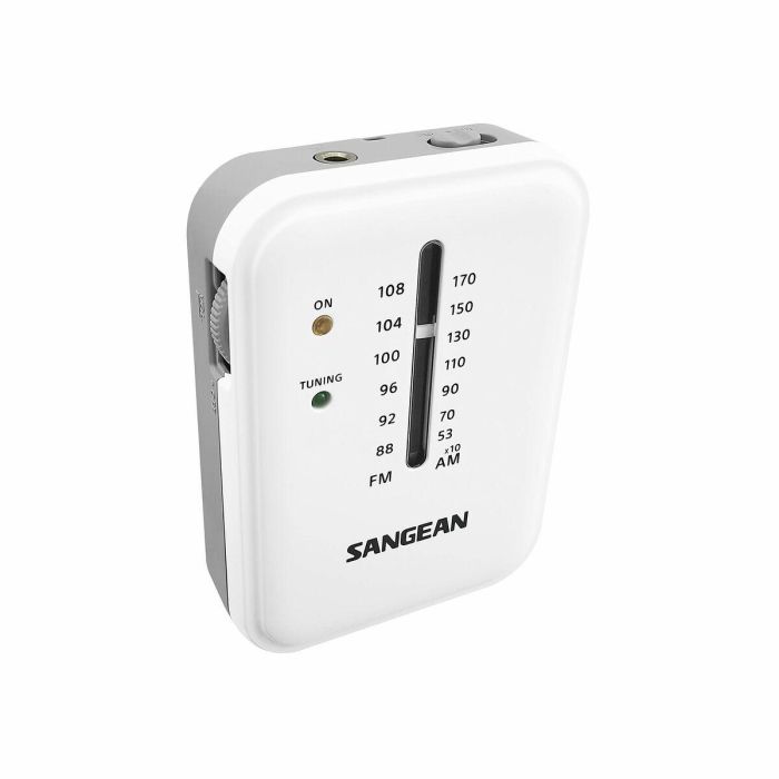 Radio Portátil Sangean SR-32 Blanco AM/FM 12 Radio Portátil Sangean SR-32 Blanco AM/FM 12