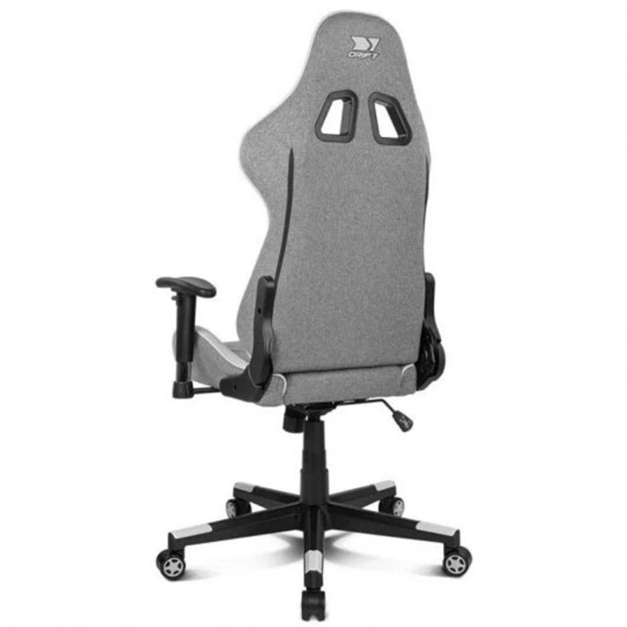 DRIFT DR90 PRO Silla Gamer para PC o Escritorio, Asiento Acolchado, Reposabrazos 2D, Respaldo Reclinable, Gris con Blanco 3 DRIFT DR90 PRO Silla Gamer para PC o Escritorio, Asiento Acolchado, Reposabrazos 2D, Respaldo Reclinable, Gris con Blanco 3