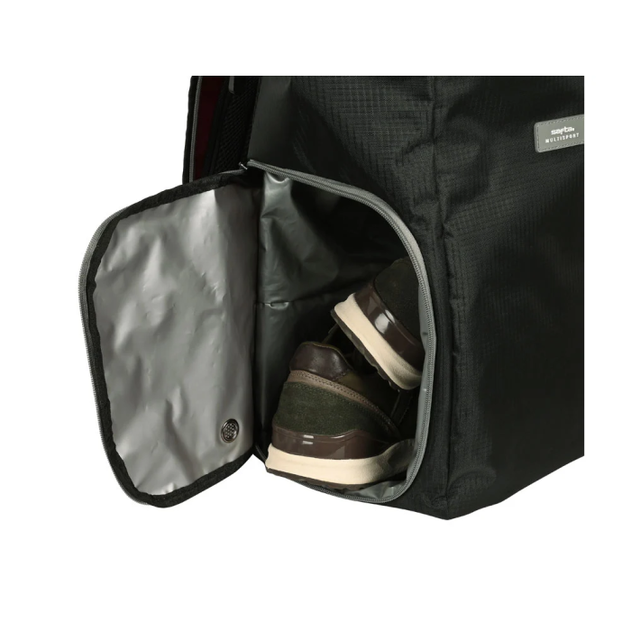 Safta Mochila Multisports para Portátil 13,3" Black-Red 28x50x22cm 3