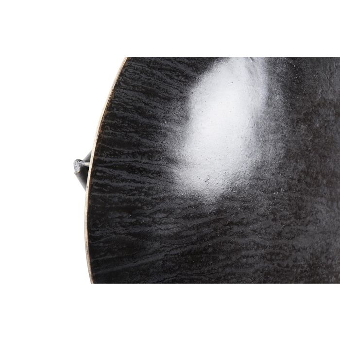 DKD Home Decor Decoración de Pared Abstracta Negro Dorado 99 x 75 x 10.2 cm 1