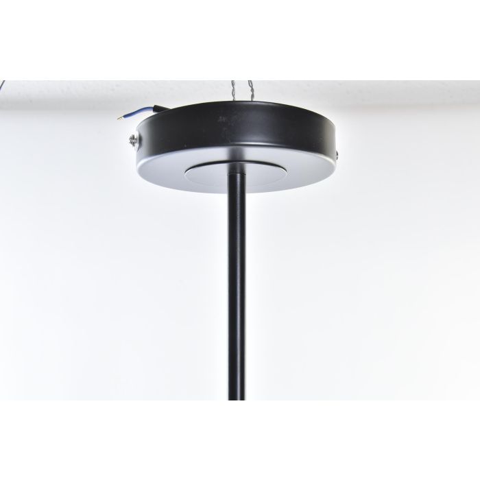 DKD Home Decor Lámpara de Techo Urban Negro Rojo Blanco Metal Cristal Abstracto 44 x 120 x 44 cm 3