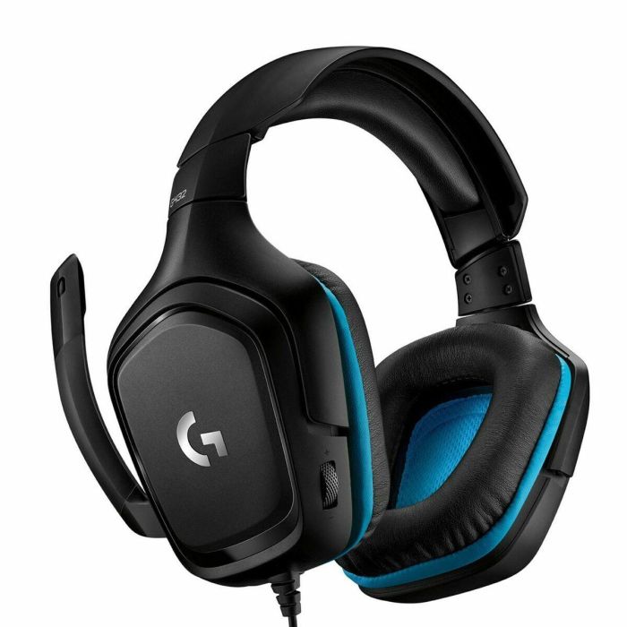 Auriculares con Micrófono Gaming Logitech 981-000770 Azul Negro 25