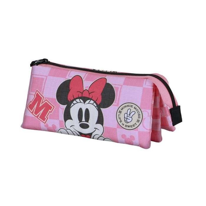 Karactermania Estuche Portatodo Triple Minnie Mouse Journey, Rosa, 23 x8 x11 cm 2 Karactermania Estuche Portatodo Triple Minnie Mouse Journey, Rosa, 23 x8 x11 cm 2