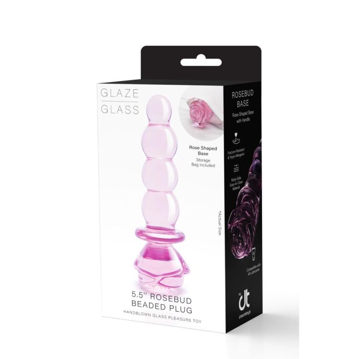 Plug Anal Dream Toys Glaze Glass Rosa 2