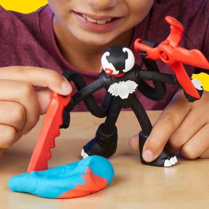 Play-Doh F9827 Set de Juego Spider-Man Marvel Lanza y Atrapa con Figuras Venom y Spider-Man, Incluye Caja Fuerte para Moldear 17 Play-Doh F9827 Set de Juego Spider-Man Marvel Lanza y Atrapa con Figuras Venom y Spider-Man, Incluye Caja Fuerte para Moldear 17