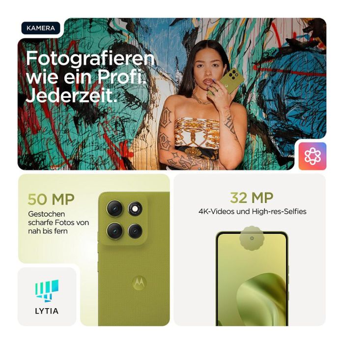 Motorola moto G86 5G 256GB 8GB Golden Cypress Green 9