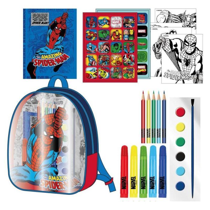 Set papeleria mochila Vengadores Avengers Marvel Set papeleria mochila Vengadores Avengers Marvel