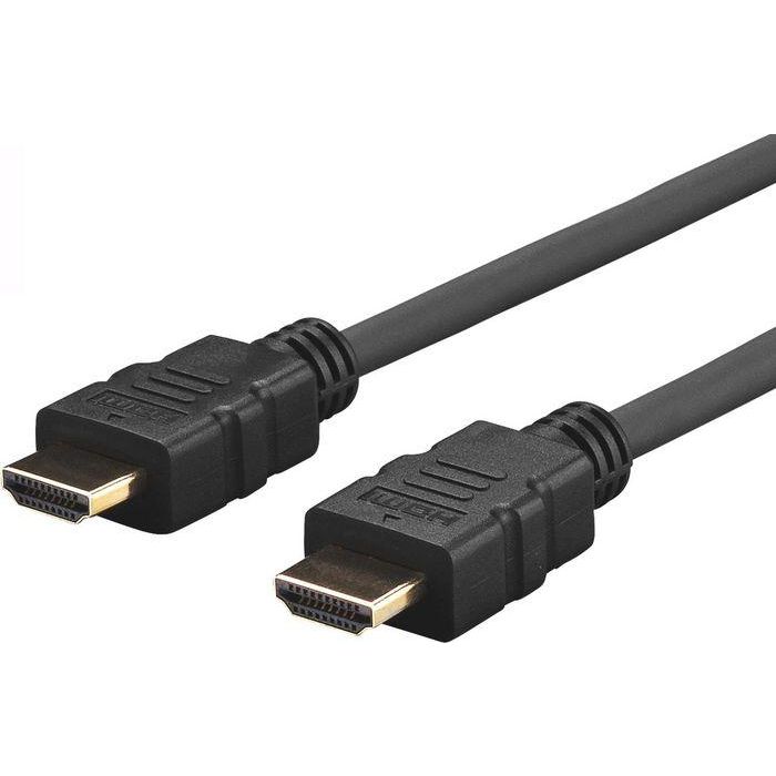 Vivolink Cable HDMI 2.0 de Alto Rendimiento 10m 4K@60Hz LSZH Ethernet Ultra Flexible con Bloqueo para Equipos AV