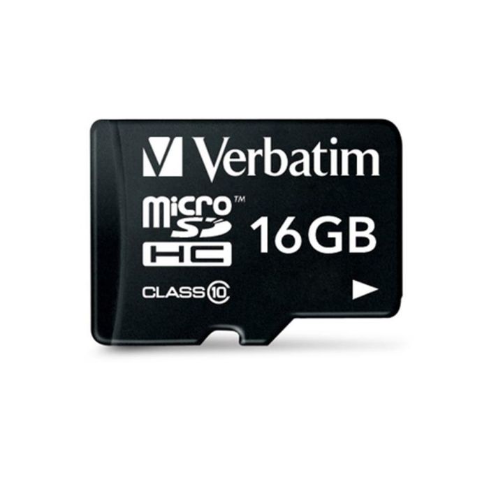 Verbatim Tarjeta Micro Sdhc 16 grb Clase 10 C-Adaptador 1 Verbatim Tarjeta Micro Sdhc 16 grb Clase 10 C-Adaptador 1