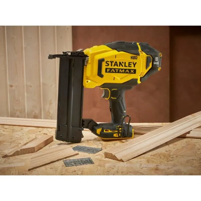 Stanley Fatmax SFMCN618B-XJ Clavadora de Acabado Calibre 18, 18V, Clavos 16-50 mm, LED, Gama V20 1